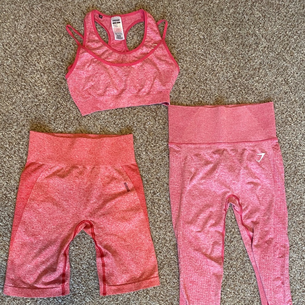 GymShark Sport Bra, Leggings & Shorts Bundle
